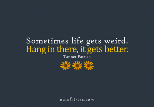 hang in there