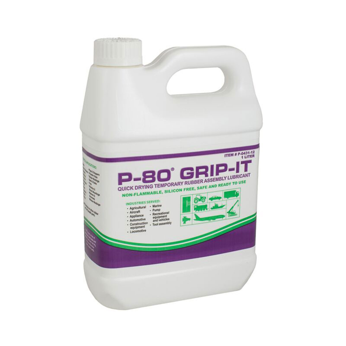 P-80 Grip-it Quick-Drying Temporary Lubricant - International